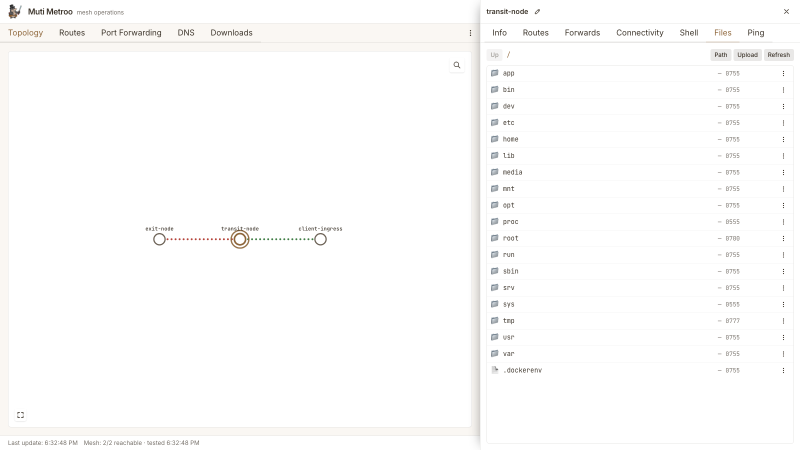 File browser showing Browsable Paths on a Windows workstation